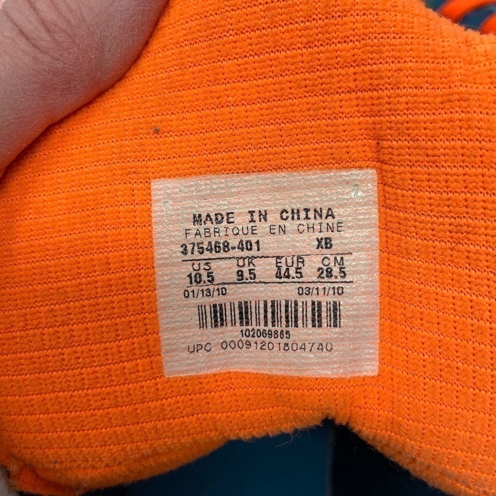 NIKE | Auto Flight High Top Sneaker Teal Blue 10.5 - Picture 9 of 10